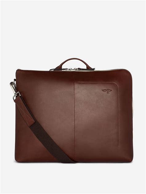 Buy Brown Slim Leather 15 Laptop Bag For Men Online At Best Price