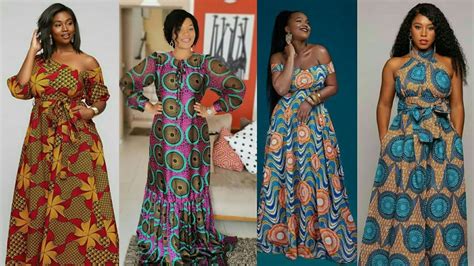 Modele De Robe Droite Longue En Pagne Ankara Styles For Wedding African