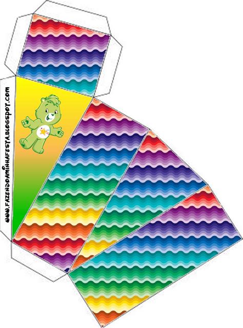 Care Bears With Rainbow Free Printable Boxes Oh My Fiesta In English
