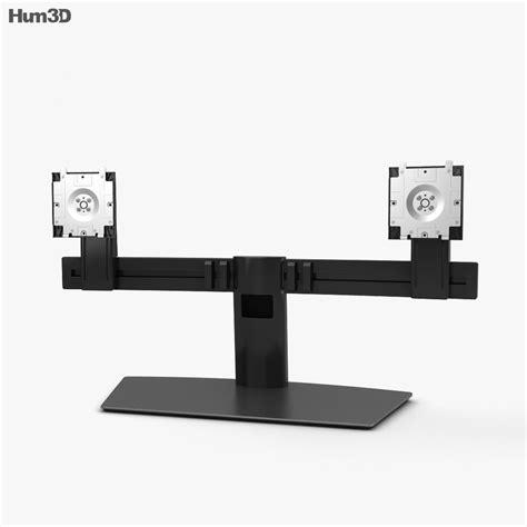 Dell Dual Monitor Stand Mds19 3d Model Electronics On Hum3d