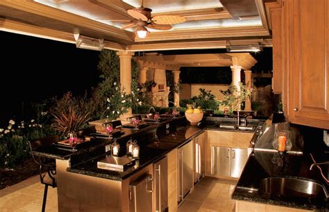 An outdoor kitchen will also help make your. Sports Bars & Outdoor Kitchens - Traditional - Patio ...