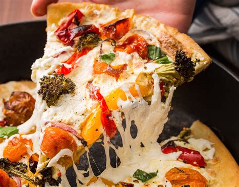 Best Primavera Skillet Pizza Recipe How To Make Primavera Skillet Pizza