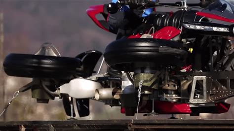 Lazareths Transforming Flying Motorcycle Demonstrates A Stable Hover