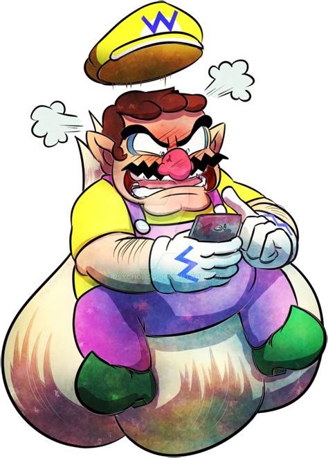 Full Color Commission Angry Wario Dmanstew By Psychohogdeviantart