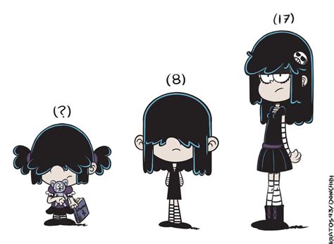 Lucy Ages Doodle By Kratos93 On Deviantart The Loud House Lucy Loud