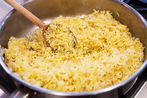 If you don't have cooked rice, add 30 minutes to the timing to cook the rice. Indian Style Rice | Recipe | Recipes, Cooking, Yellow rice ...