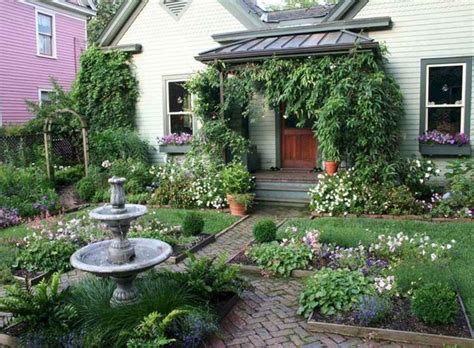 92 Stunning Front Yard Cottage Garden Inspiration Ideas Cottage