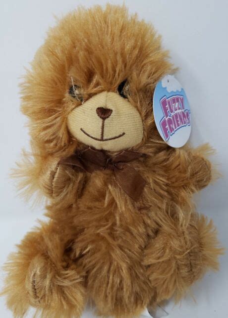 Fuzzy Friends Mocha Brown Teddy Bear Plush Soft 8 Stuffed Animal Ebay