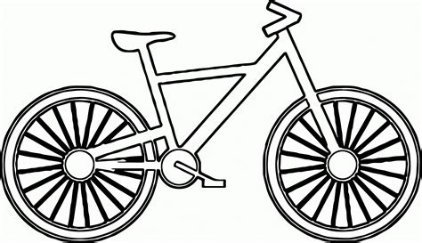 Bike Coloring Page