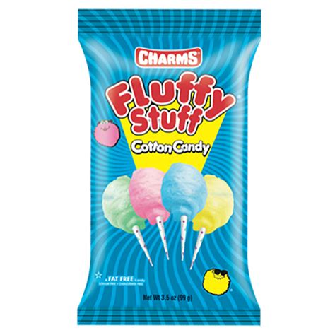 Charms Fluffy Stuff Cotton Candy 35oz 99g Sweet Treats And Party