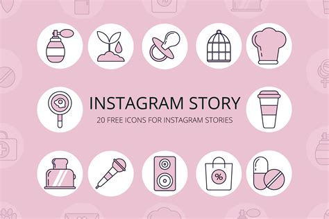 20 Free Icons For Instagram Stories