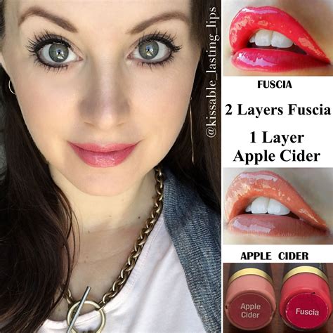 Fuscia And Apple Cider Lipsense Colors Lipsense Selfies Pink Lip Lipstick Lip Sense By Senegence