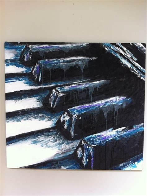 Abstract Piano Painting Acrylic My Art Work Pinterest