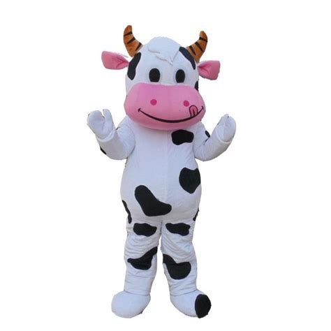 Hot Seller🦉dairy Cow Mascot Costume Adult Spotted Cow Mascot Cfo