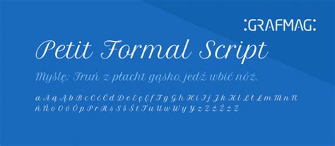 Formal scripts are great typefaces to suggest elegance, quality, refinement and luxury. Darmowe fonty z polskimi znakami - Część #20
