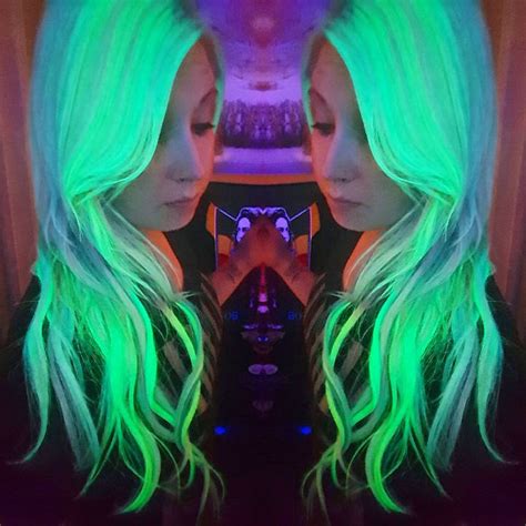 Glow In The Dark Hair Is The Latest Fun Hair Trend To Light Up Your Life
