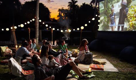 We reviewed the best projectors to turn your next bbq into a movie night too! Summer Party Ideas - Live The Nekter Life