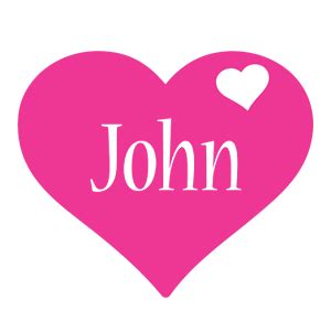 J in cursive with heart. John Logo | Name Logo Generator - I Love, Love Heart ...