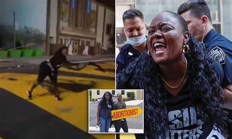 Woman Arrested For Pouring Paint Over Fifth Ave Blm Mural Films Herself