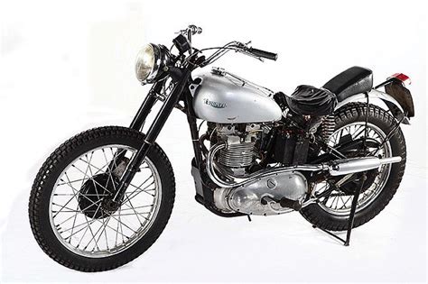 La Moto De Fonzie Triumph Trophy Tr5 1949 Personalizada Por Bud Ekins