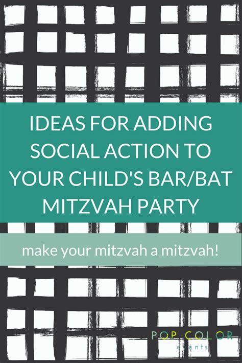 Charity Ideas For Your Bar Or Bat Mitzvah Celebration