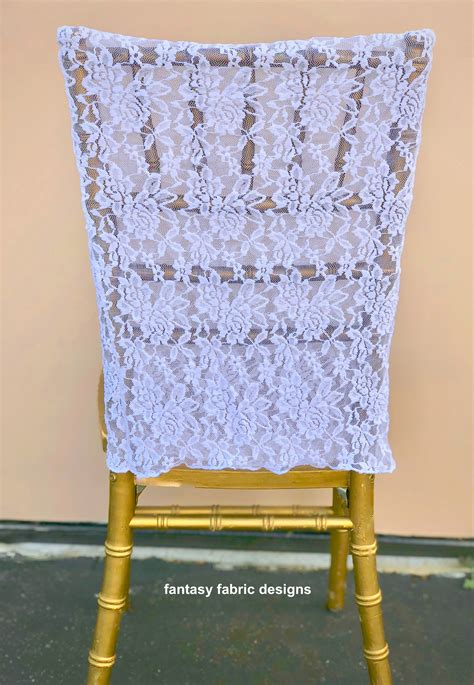 Lace Chair Cover Wedding Decor Wedding Chair Covers Chair Etsy