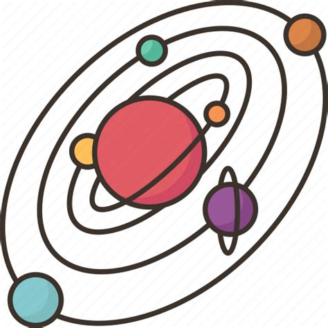 Solar System Planets Cosmos Galaxy Icon Download On Iconfinder