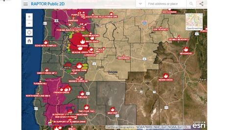 Interactive Map Shows Current Oregon Wildfires And Evacuation Zones