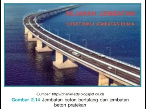 Sejarah Perkembangan Jembatan Konstruksi Jembatan Didunia Jenis Jenis Jembatan Fungsi