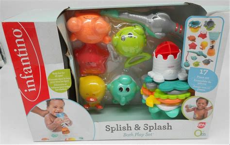 Infantino Splish And Splash Bath Play Set For Sale Online Ebay