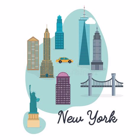 Plan your trip with our new york interactive map. Cartoon Map Of New York In Vector Stock Vector ...