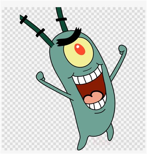 Download Spongebob Squarepants Characters Clipart Plankton Sheldon J