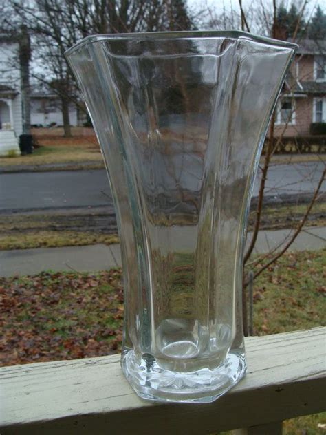 Vintage Antique Hoosier Glass 10 Tall Clear Six By WaverlyNY14892