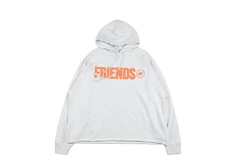 Buy Vlone X Fragment Friends Orange V Hoodie Grey Online In Australia