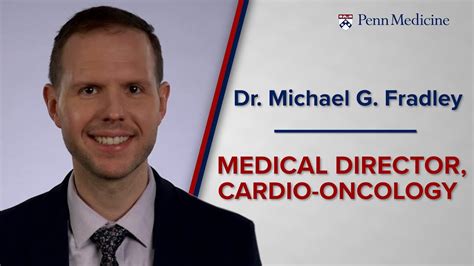 Meet Cardio Oncologist Dr Michael Fradley Youtube