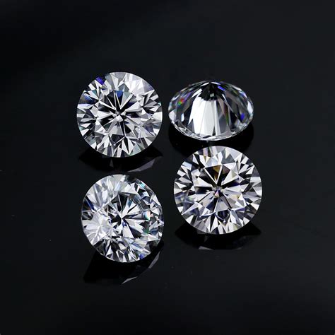 Synthetic Moissanite Loose Gemstones Special Round Def Vvs Cutting