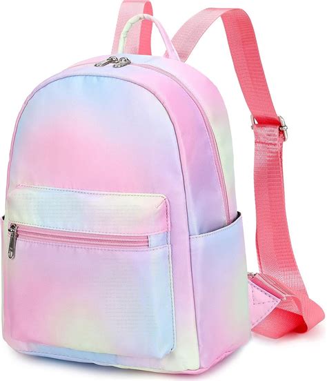 Mini Backpack Girls Cute Rainbow Women Backpack Purse Casual Travel School Bag