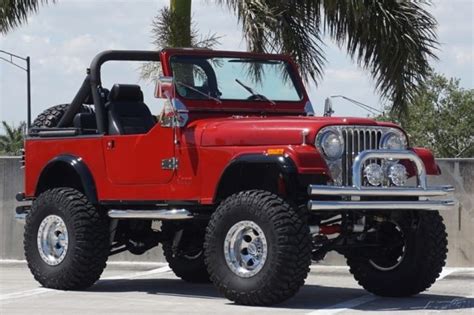 1985 Jeep Cj7 4x4 Fully Restored V8 Tons Of Extras Lifted New Rust