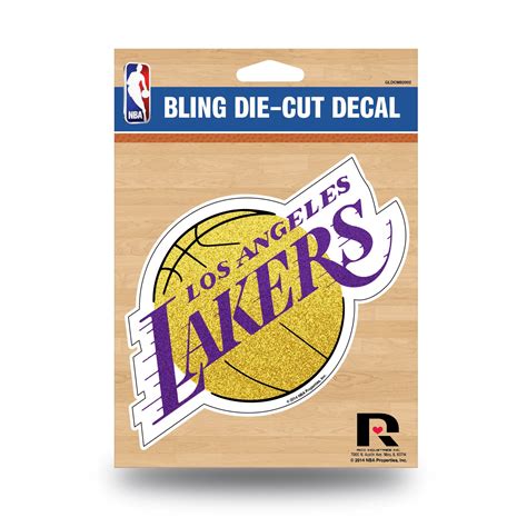 Lakers Nba Bling Vinyl Decal Los Angeles Lakers Vinyl Decals Los