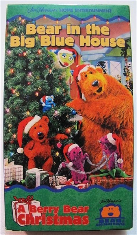 Bear In The Big Blue House A BERRY BEAR CHRISTMAS VHS VIDEO EBay