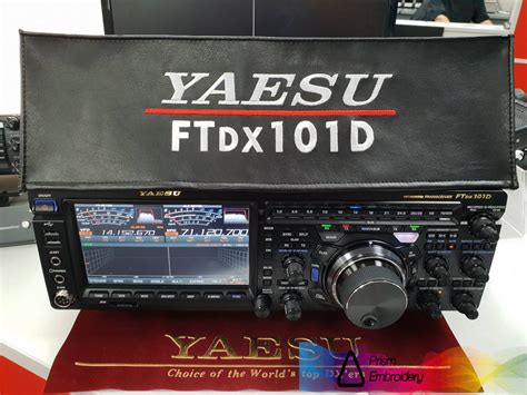 Yaesu Ftdx101d And Ftdx101mp Radio Dust Cover Prism Embroidery