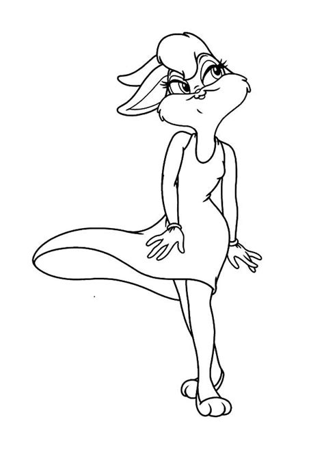 Hey there everyone , our latest update coloringimage which your kids canhave fun with is drawing lola bunny coloring pages, published in lola bunnycategory. Lola Bunny Is Charming With New Dress Coloring Pages ...