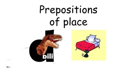 Learn English prepositions of place aprender inglés preposiciones