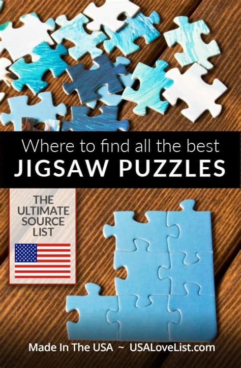 Jigsaw Puzzles Made In The Usa The Ultimate Source List Jigsaw