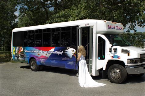 Wedding Transportation Services Shuttle Bus Rental Bailey Coach