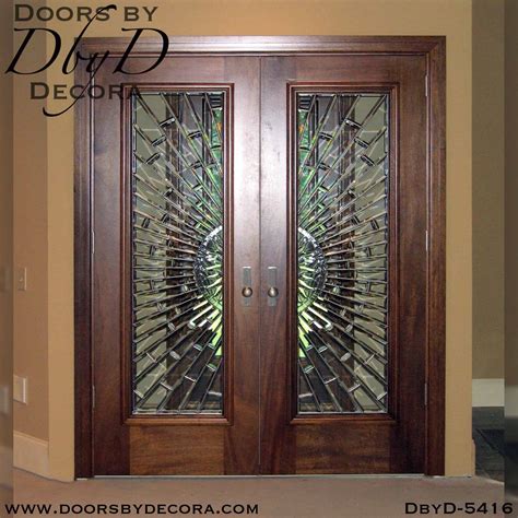 Get it as soon as fri, mar 26. Custom Contemporary Leaded Glass Doors Wood Entry - Doors by Decora