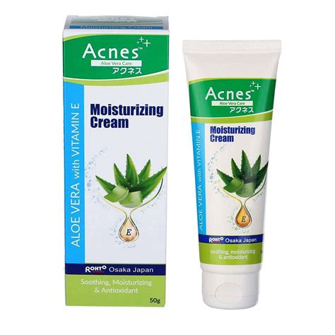 Acnes Moisturizing Cream Aloe Vera With Vitamin E Gram