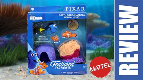 Mattel Pixar FEATURED FAVORITES Figures Finding Nemo Dory Marlin