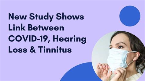 New Study Shows Link Between Covid 19 Hearing Loss Tinnitus