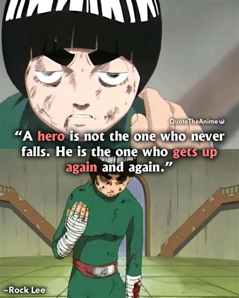 Rock Lee Quote The 10 Best Rock Lee Quotes That Prove Hard Work Pays